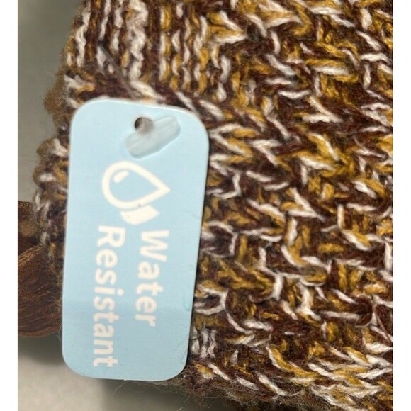 MUK LUKS WOMEN'S LAUREL FLAT SWEATER KNIT ANKLE BOOTS SZ 10 BROWN Snow Boot - Picture 9 of 13